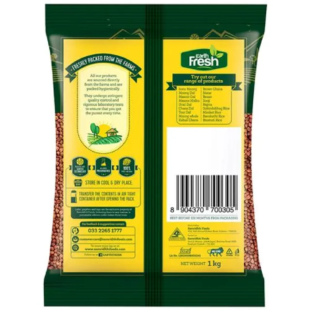 Earth Fresh Chana - Brown, 1 Kg-2.webp